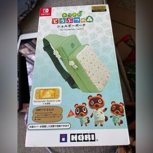 Nintendo Switch Animal Crossing Shoulder Sling bag Pouch Adjustable buckle NEW